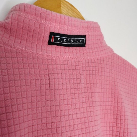 Southern Marsh Fieldtec Pink Blue Long Sleeve Waffle Fleece Pullover Mens Medium - Picture 6 of 6